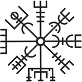 Magical Rune Wall Sticker - Runic Compass