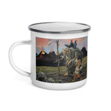 Volcano Trolls Poster Enamel Mug by Brian Pilkington